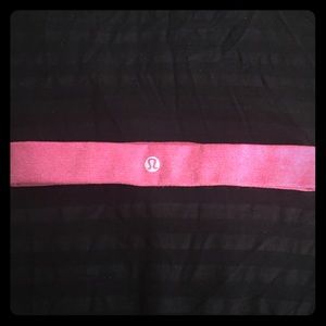Lululemon pink headband